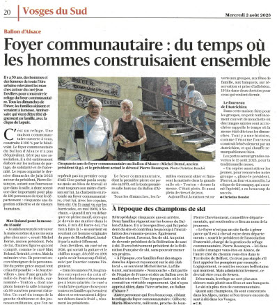 Le foyer communautaire du Ballon